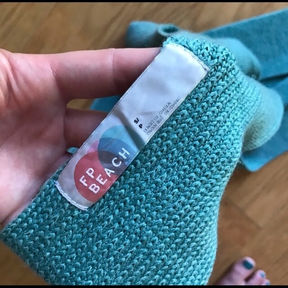 Free People Orchid Convertible Tank Blue Jade S - Picture 5 of 5